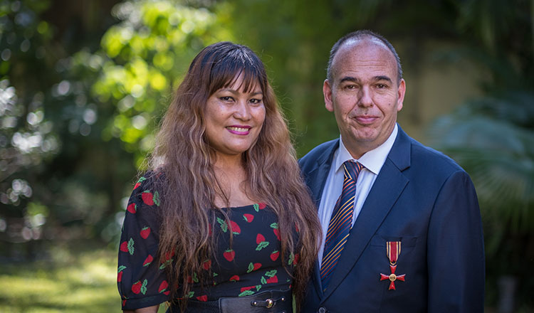 Nicolaus Mesterharm and his wife Sopheak. Photo: Jean-Francois Perigois Nicolaus Mesterharm and his wife Sopheak. Photo: Jean-Francois Perigois